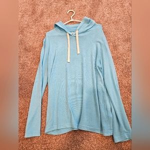 ZYIA Turquoise Boyfriend Lounge Hoodie